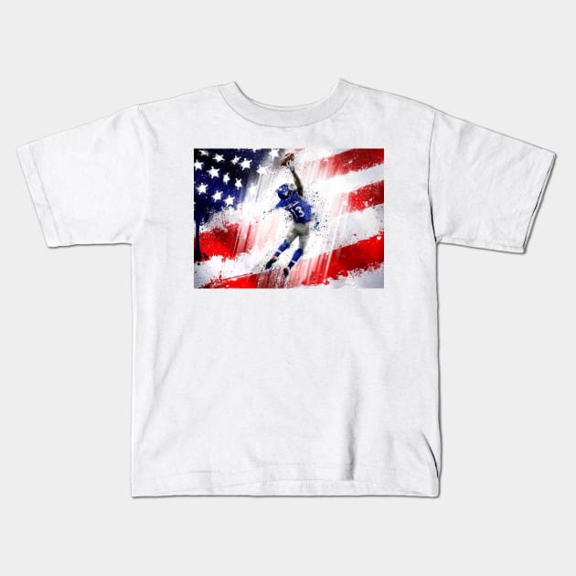 OBJ USA Odell Giants Kids T-Shirt by Jimmydepaul